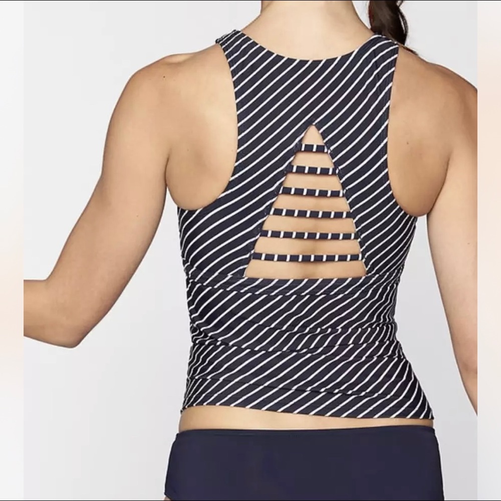 Athleta Offshore Tankini - Small - Dress Blue